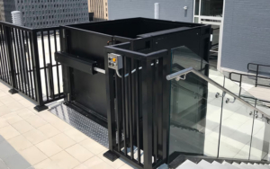 Symmetry Enclosed Lift installation