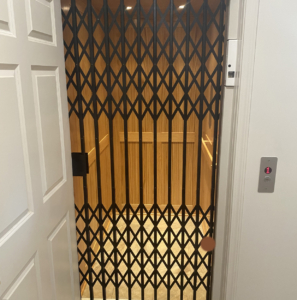 Inline Gear Drive Elevator With Closed Gate
